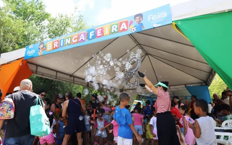 Brincafeira reúne famílias em dois dias de diversão e celebra o Dia das Crianças em Feira de Santana