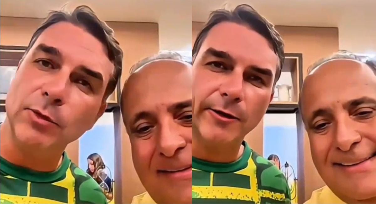 Em Salvador, Flávio Bolsonaro manifesta apoio e deseja rápida recuperação a José Ronaldo