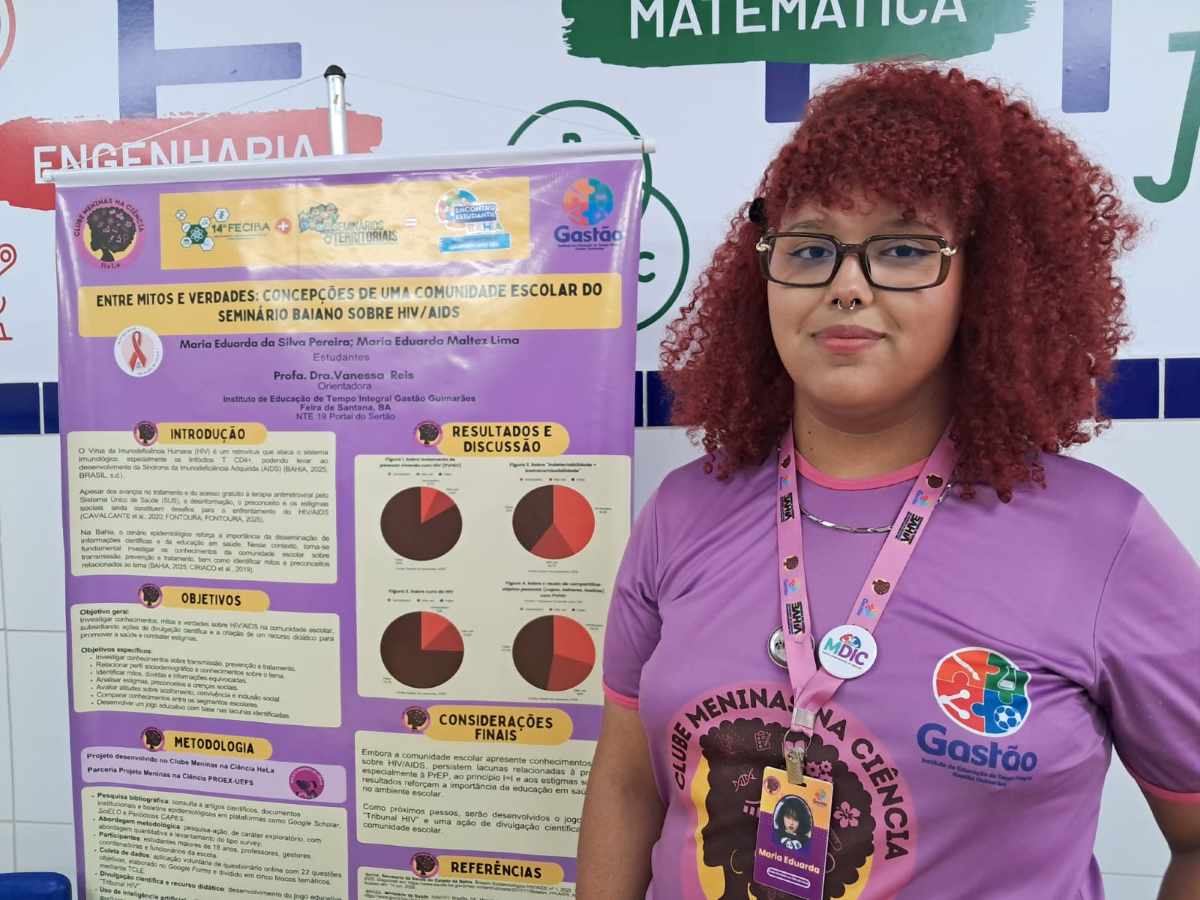 Estudante Maria Eduarda