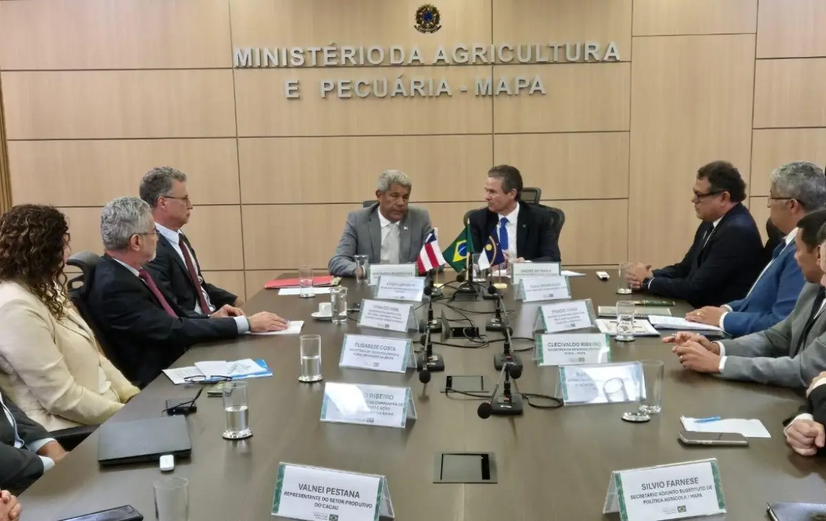 Acordo do governo da Bahia com o Ministério da Agricultura abre caminho para previsão de safra de cacau