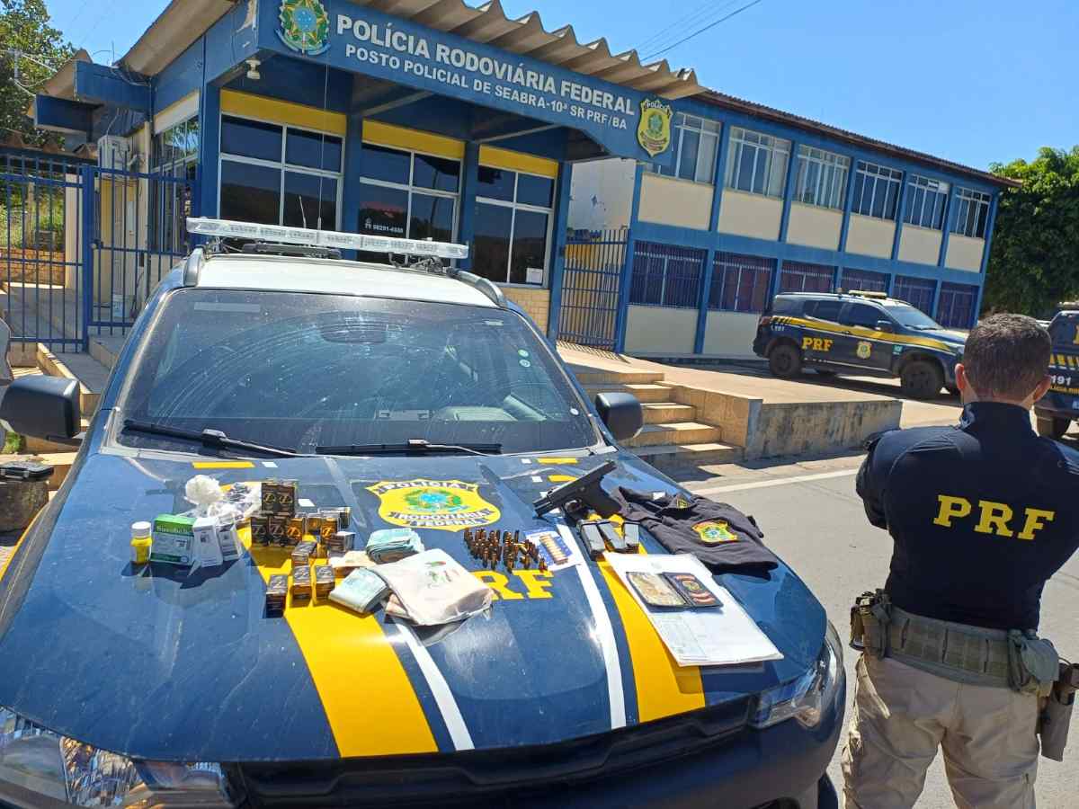Homem é preso com arma, anabolizantes e mais de R$ 19 mil na região da Chapada Diamantina