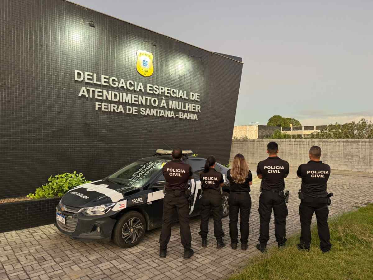 Homem é preso suspeito de agredir companheira em Feira de Santana
