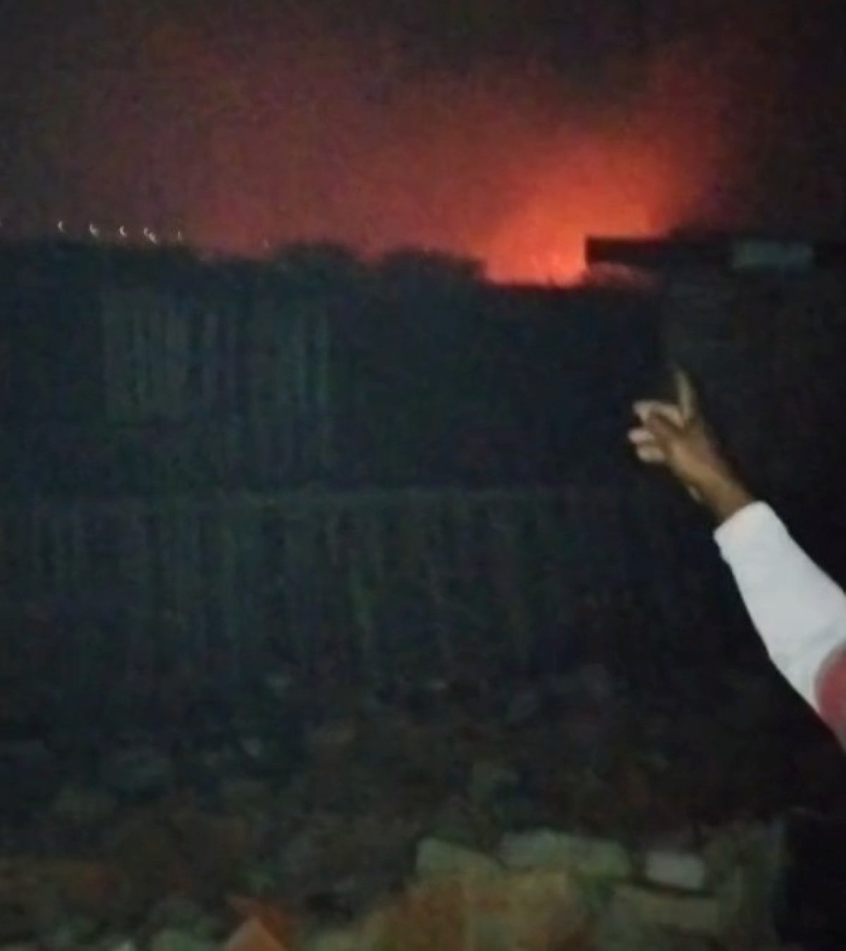 Incêndio na Lagoa Salgada