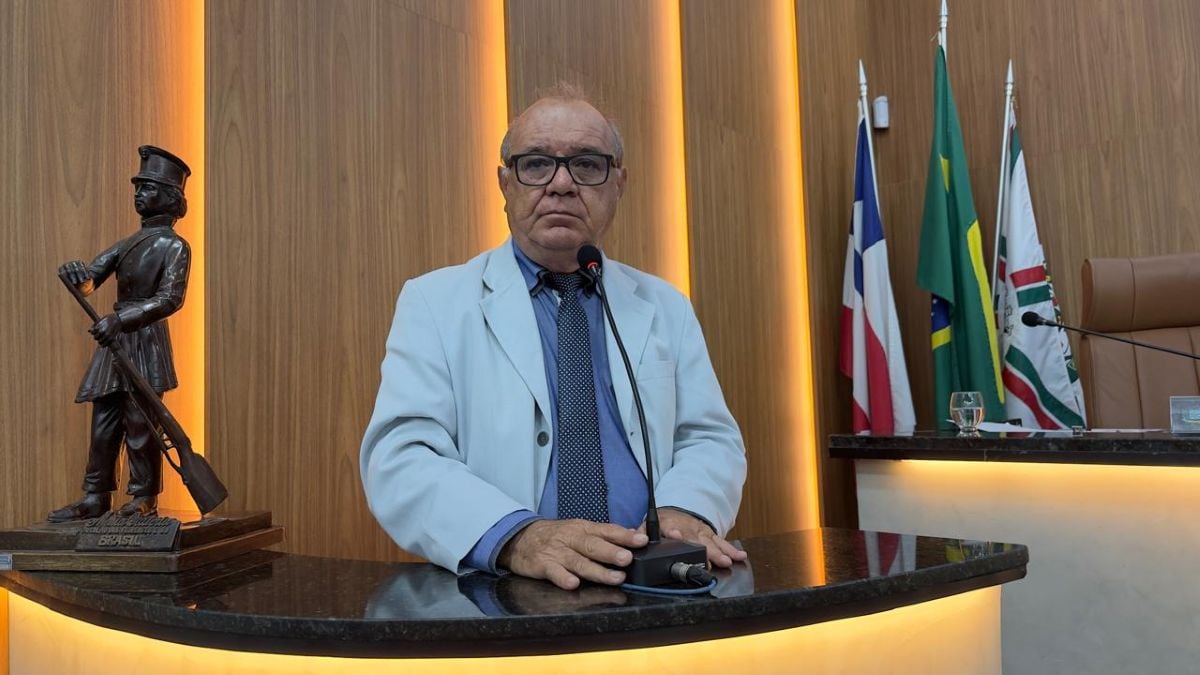 Vereador José Carneiro Rocha (União Brasil), líder do governo municipal na Câmara de Feira de Santana