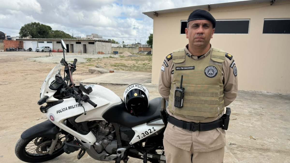 Major Rafael Sachdev cmdt Esquadrão Asa Branca_ foto Ed Santos