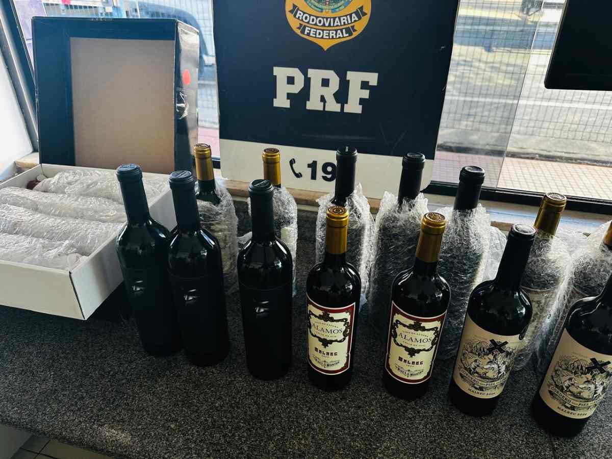 Carga apreendida pela PRF de cigarros eletrônicos e medicamento de origem estrangeira na BR-116