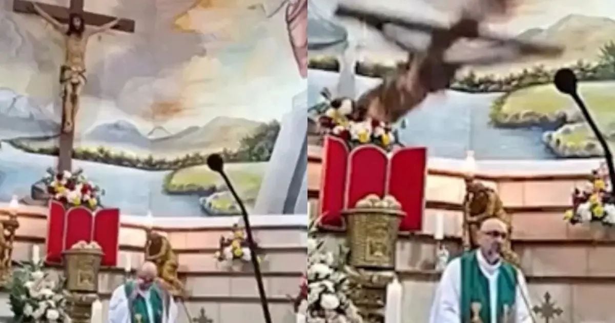 Padre morre após ser atingido por cruz durante missa no Equador