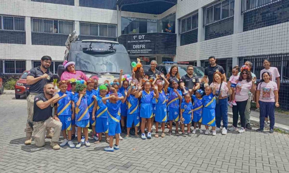 Polícia Civil promove evento em homenagem ao Dia das Crianças em Feira de Santana