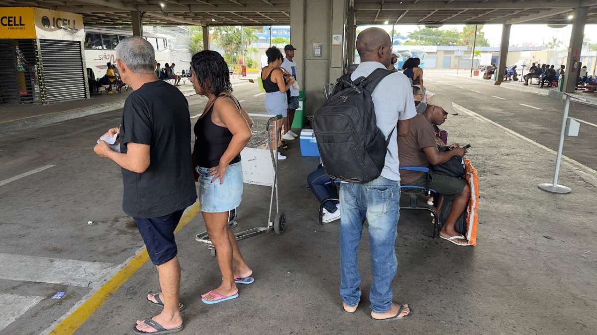Rodoviária de Feira de Santana no domingo de Eleições 2026