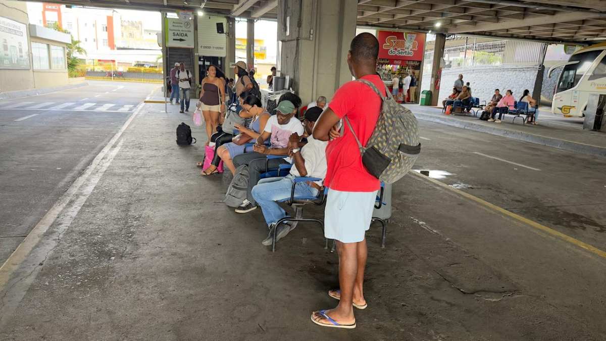 Rodoviária de Feira de Santana no domingo de Eleições 2026