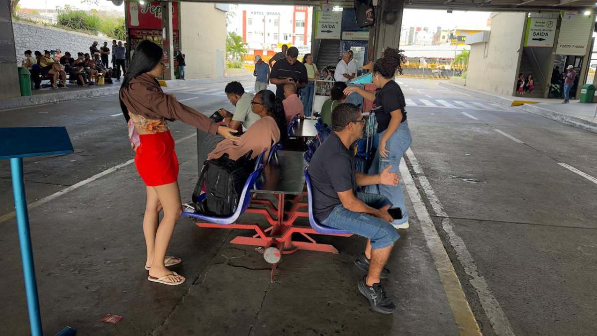 Rodoviária de Feira de Santana no domingo de Eleições 2026