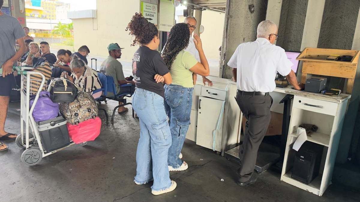 Rodoviária de Feira de Santana no domingo de Eleições 2026