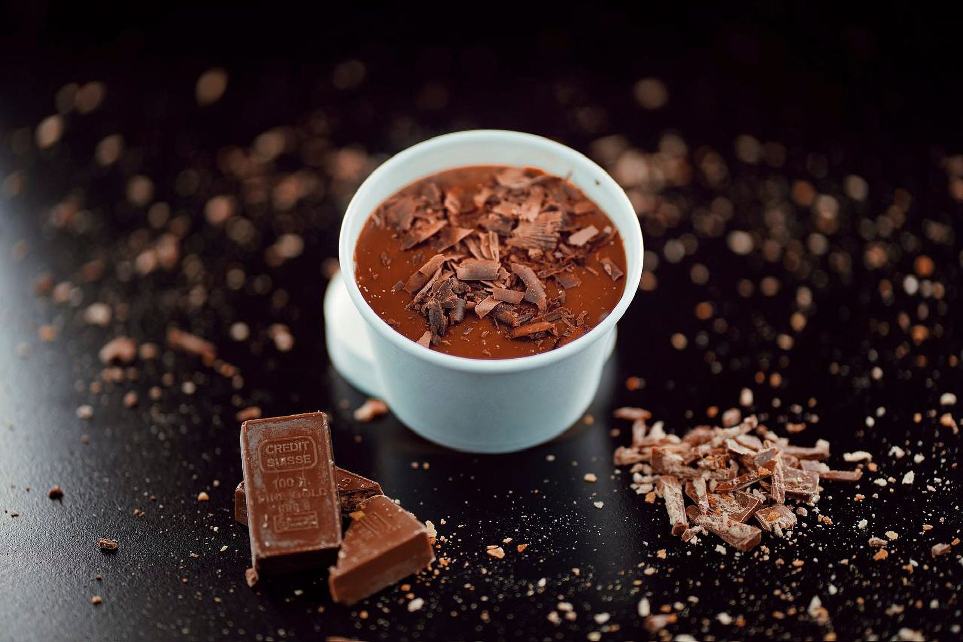 Mousse de chocolate tradicional sem creme de leite