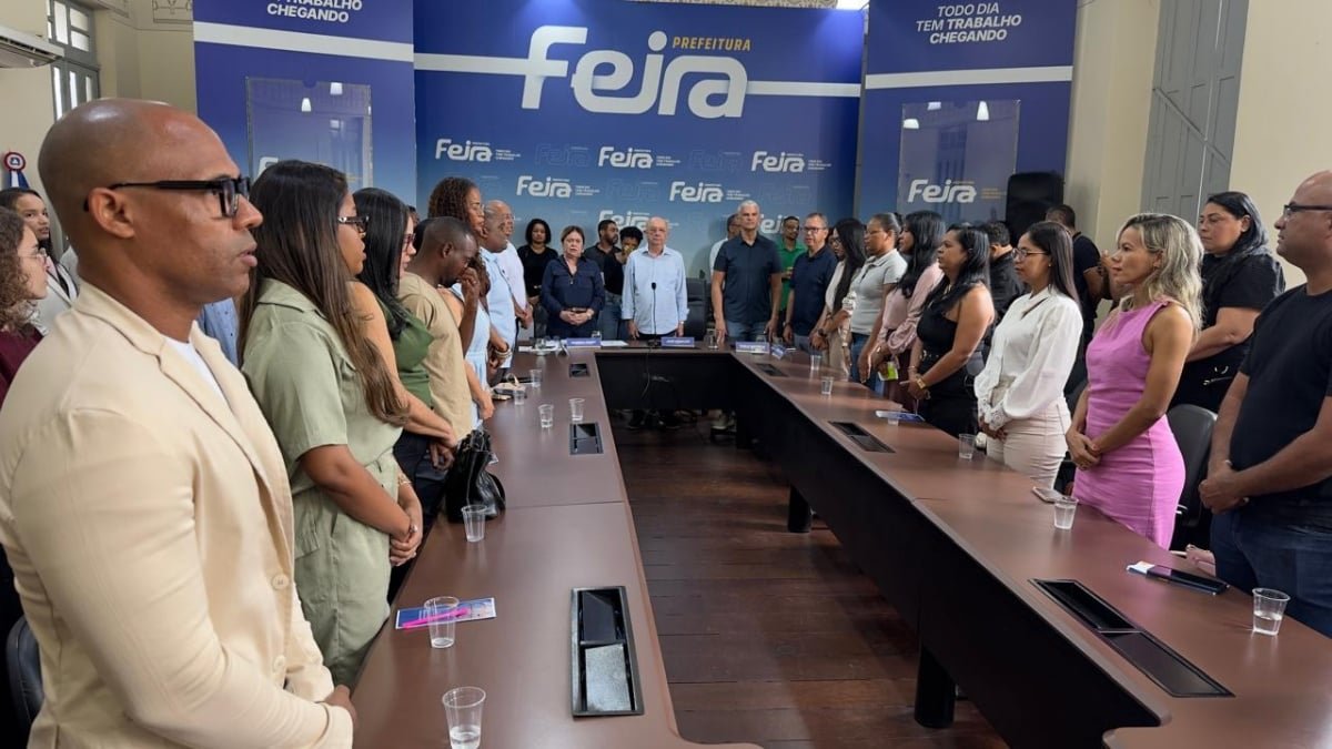cerimônia de posse novos servidores públicos municipais de Feira de Santana