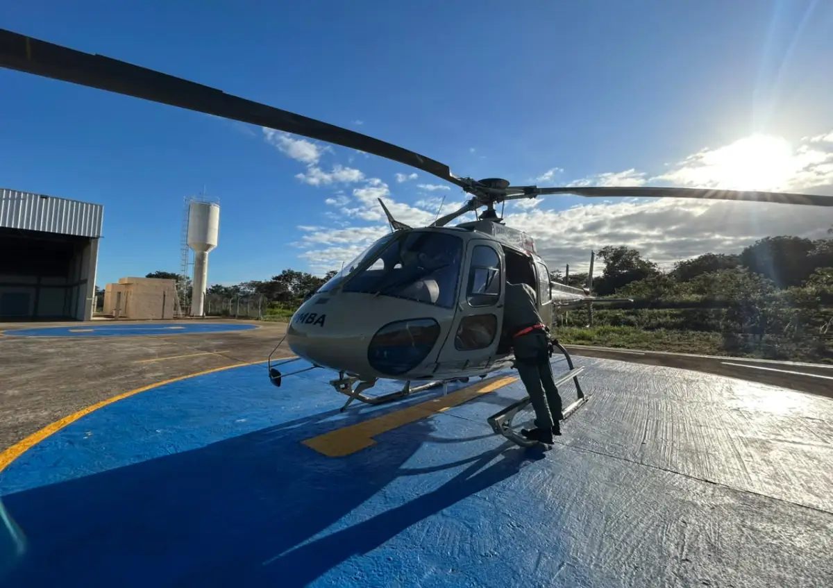 Helicópteros e drones reforçam Operação Eleições da Secretaria de Segurança Pública