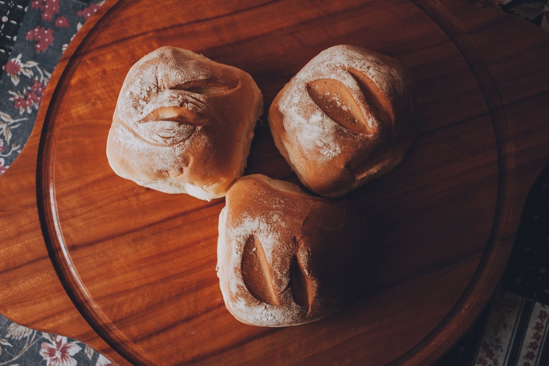 Pãozinho de 3 ingredientes na air fryer