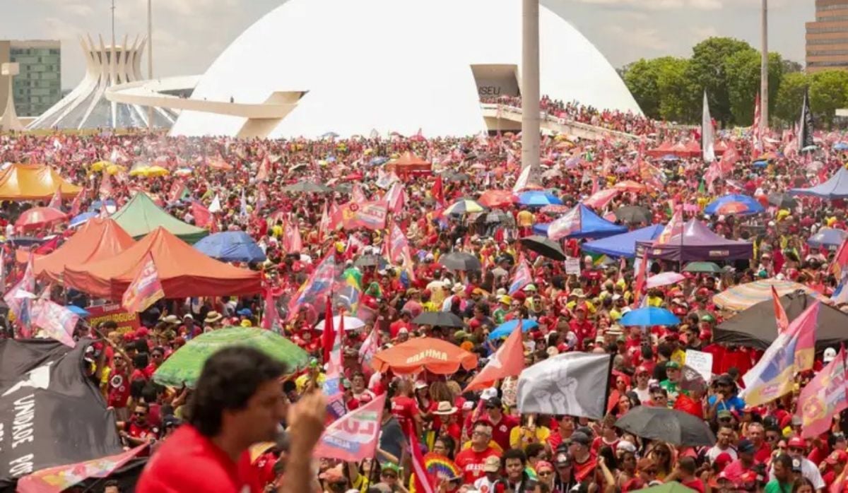 manifestação pró-lula