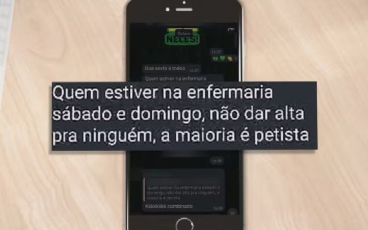 mensagem da médica