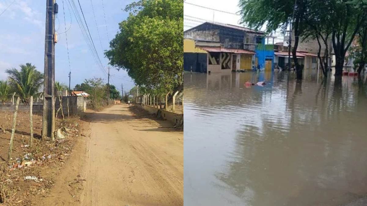 seca e chuva na Bahia