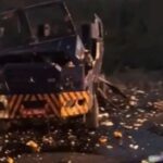 Carro-forte-fica-destruido-apos-ser-explodido-em-tentativa-de-roubo-na-Bahia