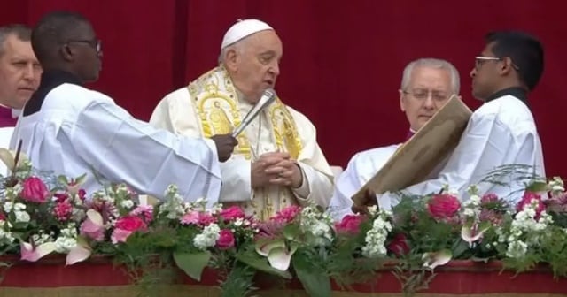 Papa-Francisco-preside-Missa-de-Pascoa-Foto-Reproducao