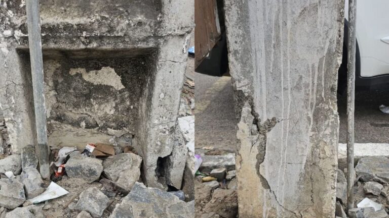 Poste-na-Avenida-Maria-Quiteria-com-problemas-estruturais-bairro-Queimadinha-em-Feira-de-Santana-Foto-Paulo-Jose-do-Acorda-Cidade-02