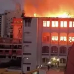 Incendio-atinge-colegio-Marista