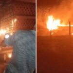carreta-pega-fogo-apos-tombar-na-BA-250-foto-reproducao-