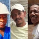 Roberto-Carlos-Evangelista-Mauricio-Santos-Lima-e-Raimundo-Brito-dos-Santos-da-esquerda-para-a-direita-morreram-apos-o-desabamento-do-predio-Foto-Reproducao-Redes-Sociais