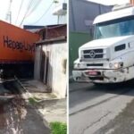 Caminhao-inavde-casa-em-Lauro-de-Freitas-Foto-Reproducao-AratuOn