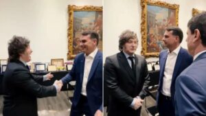 Flavio-Bolsonaro-Milei-Foto-Reproducao-Redes-sociais