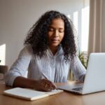 Mulher-estudando-com-computador-Foto-Reproducao-Magnific-Karlyukav