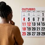 mulher-olhando-para-calendario-foto-gerada-com-Ia