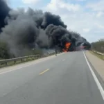 acidente-com-incendio-na-BR-116