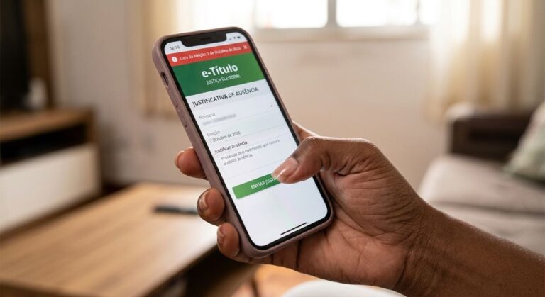 Pessoa-segundado-celular-justificativa-de-voto-e-titulo-imagem-gerada-com-auxilio-de-inteligencia-artificial-1
